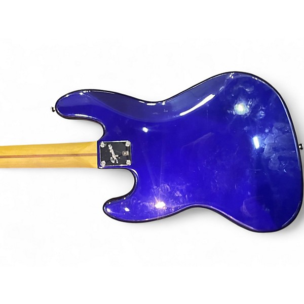 Used Squier Affinity Series Jazz Bass Blue Electric Bass Guitar