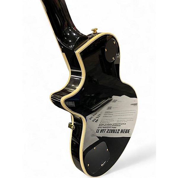 Used Firefly ffsp Elite Black and Gold Solid Body Electric Guitar