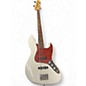 Used Squier Vintage Modified Jazz Bass Olympic White Electric Bass Guitar thumbnail