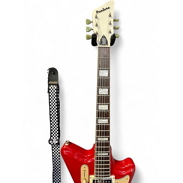 Used Eastwood Guitars AIRLINE Candy Apple Red Solid Body Electric Guitar