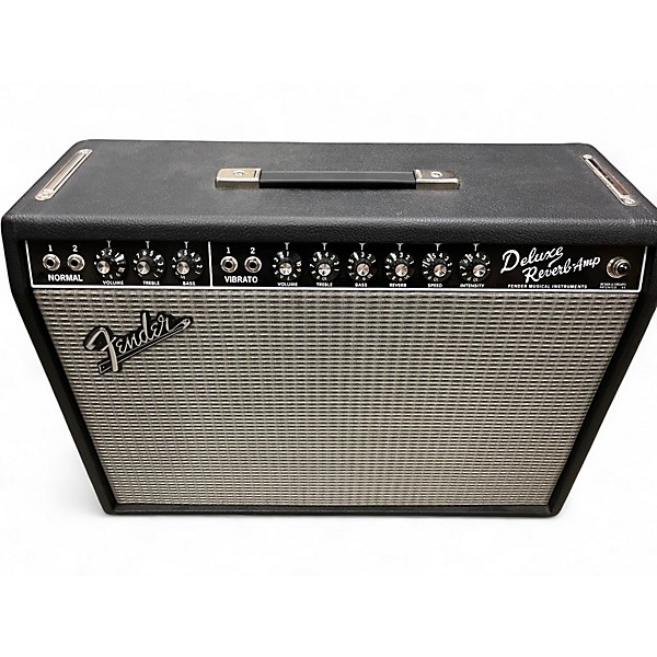 Used Fender 1965 Reissue Deluxe Reverb 22W Tube Guitar Combo Amp