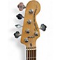 Used Squier 5 String Precision Bass Shoreline Gold Electric Bass Guitar