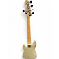 Used Squier 5 String Precision Bass Shoreline Gold Electric Bass Guitar