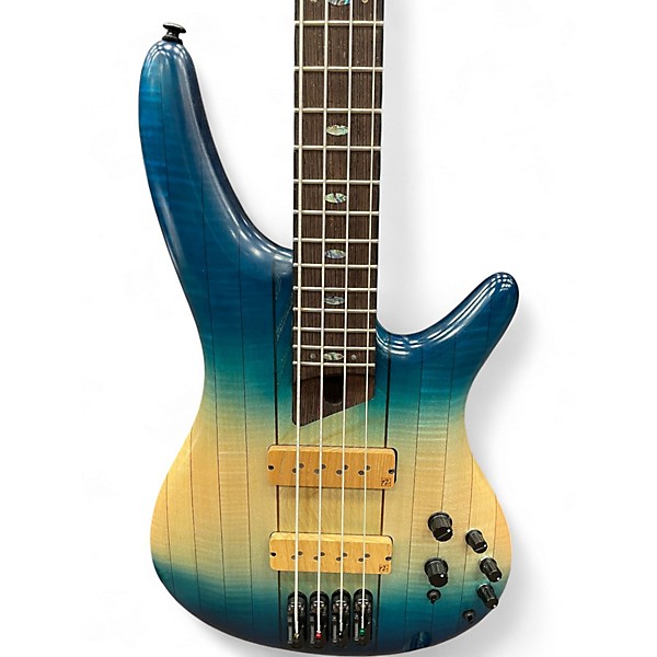 Used Ibanez SR4CMLTD BLUE ISLAND CARRIBEAN Electric Bass Guitar