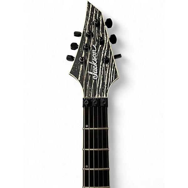 Used Jackson Pro Series Dinky DK Modern Ash FR6 Baked White Solid Body Electric Guitar