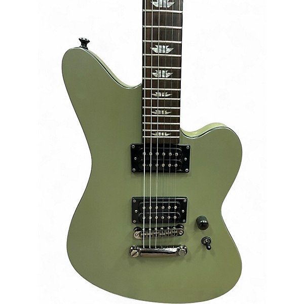 Used Charvel Desolation Skatecaster SK3 Hardtail army green Solid Body Electric Guitar