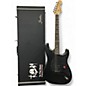 Used Fender Tom Delonge Signature To The Stars TTS Stratocaster Blackout Solid Body Electric Guitar thumbnail
