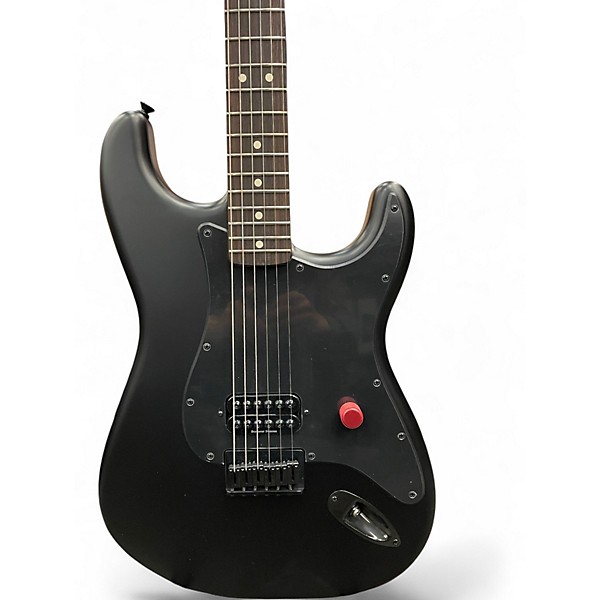 Used Fender Tom Delonge Signature To The Stars TTS Stratocaster Blackout Solid Body Electric Guitar