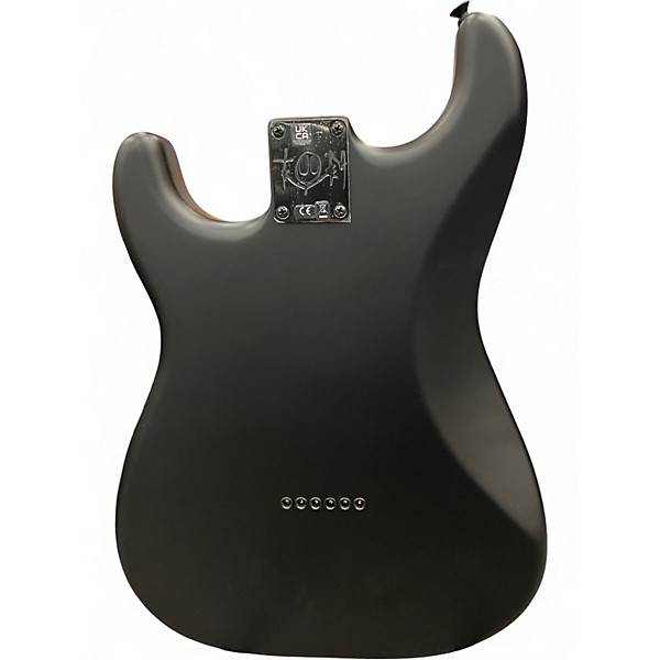 Used Fender Tom Delonge Signature To The Stars TTS Stratocaster Blackout Solid Body Electric Guitar