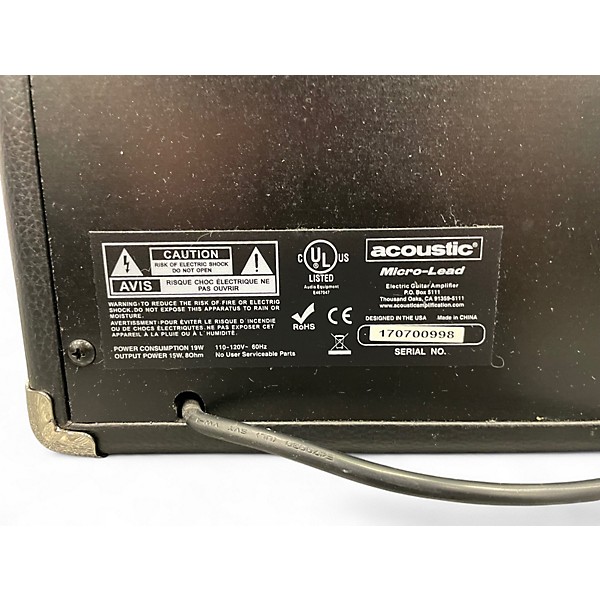 Used Acoustic MICRO-LEAD Guitar Combo Amp