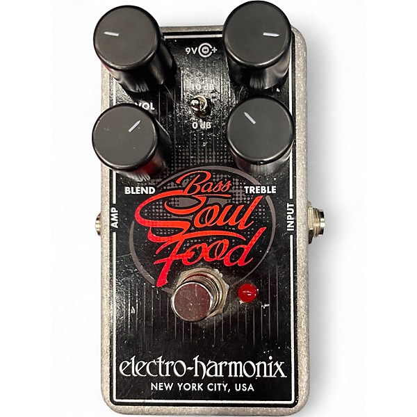 Used Electro-Harmonix Bass Soul Food Overdrive Bass Effect Pedal