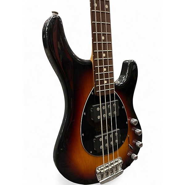 Used Ernie Ball Music Man Sterling HH Sunburst Electric Bass Guitar