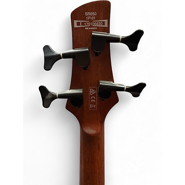 Used Ibanez SR650 Natural Electric Bass Guitar