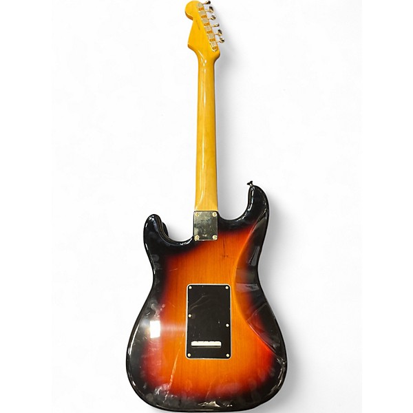 Used Fender Artist Series Stevie Ray Vaughan Stratocaster 3 Color Sunburst Solid Body Electric Guitar