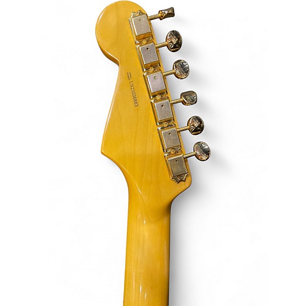 Used Fender Artist Series Stevie Ray Vaughan Stratocaster 3 Color Sunburst Solid Body Electric Guitar