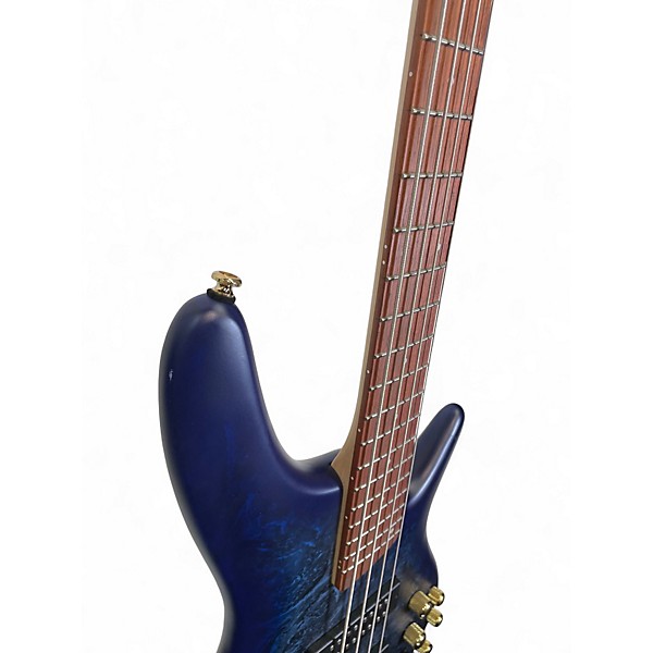 Used Ibanez SR300EDX Blue Electric Bass Guitar