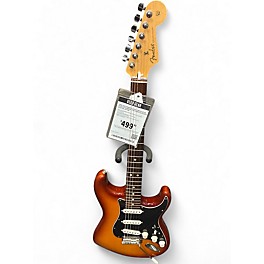 Used 2022 Fender Player Stratocaster Plus Top Sunburst Pau Ferro Solid Body Electric Guitar