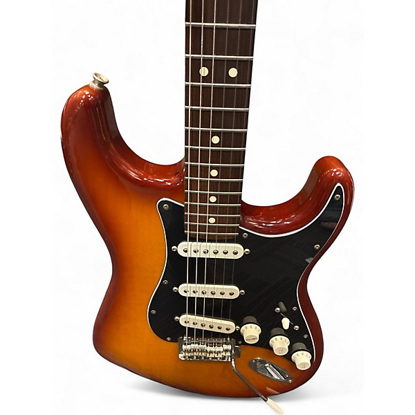 Used 2022 Fender Player Stratocaster Plus Top Sunburst Pau Ferro Solid Body Electric Guitar