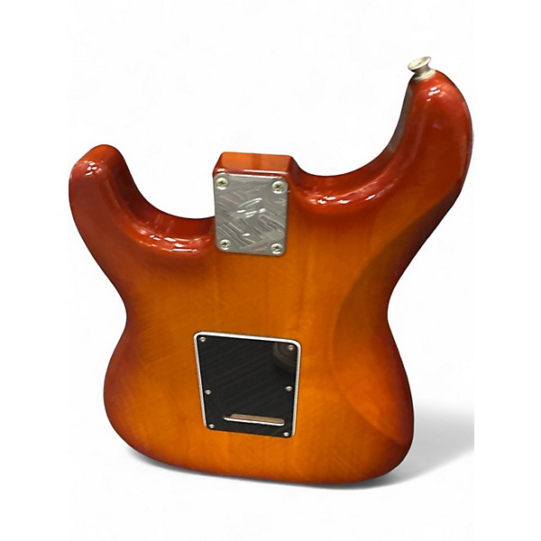 Used 2022 Fender Player Stratocaster Plus Top Sunburst Pau Ferro Solid Body Electric Guitar