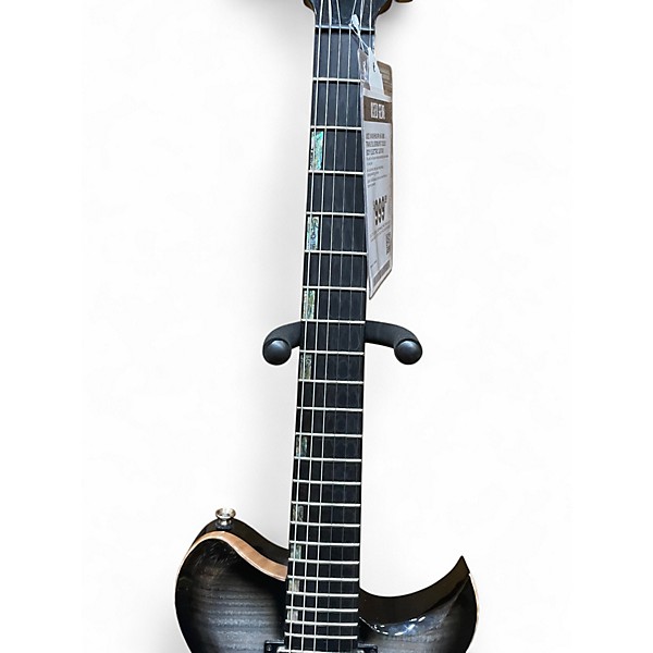 Used Washburn WI-568 Trans Silverburst Solid Body Electric Guitar