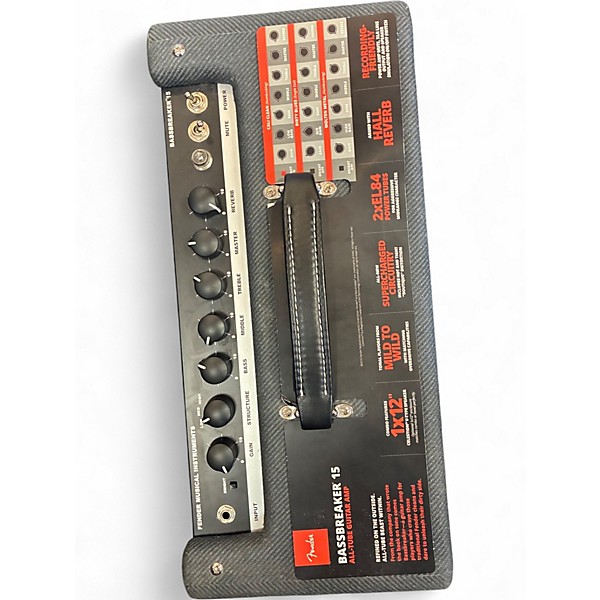 Used Fender Bassbreaker 15W 1x12 Tube Guitar Combo Amp