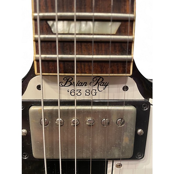 Used Gibson Brian Ray '63 SG Silver Fox Solid Body Electric Guitar