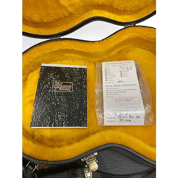 Used Gibson Brian Ray '63 SG Silver Fox Solid Body Electric Guitar