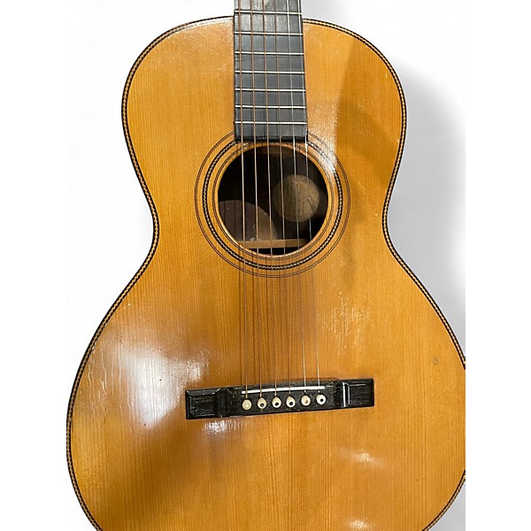 Vintage 1897 George Washburn parlor Antique Natural Acoustic Guitar