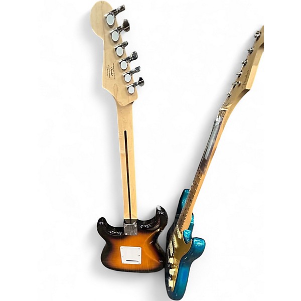 Used Squier Standard Stratocaster Tobacco Burst Solid Body Electric Guitar