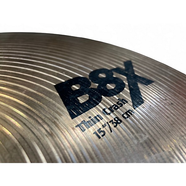 Used SABIAN 15in B8X Thin Crash Cymbal