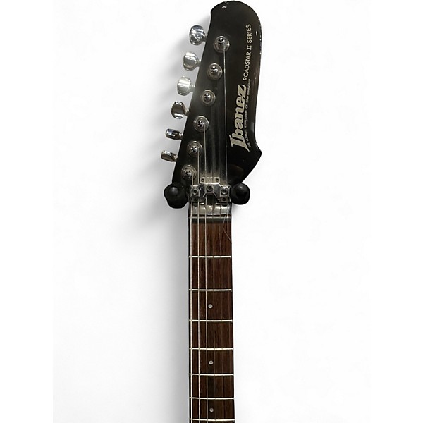 Vintage 1980s Ibanez Roadstar ii Black Solid Body Electric Guitar
