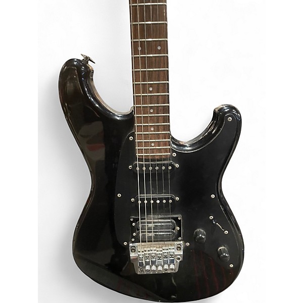 Vintage 1980s Ibanez Roadstar ii Black Solid Body Electric Guitar