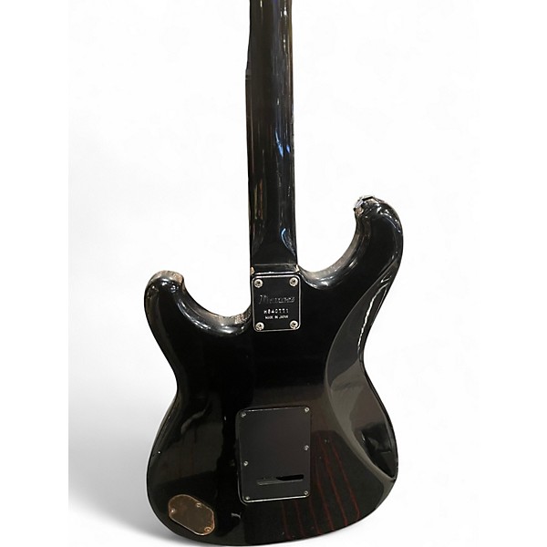 Vintage 1980s Ibanez Roadstar ii Black Solid Body Electric Guitar