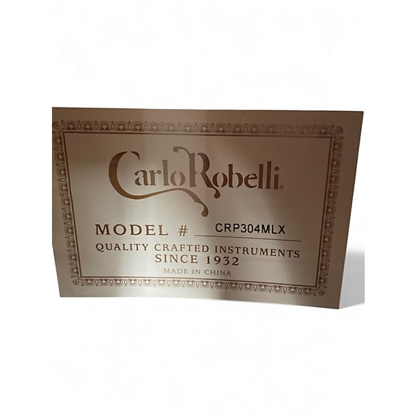 Used Carlo Robelli CRP304MLX Natural Acoustic Guitar