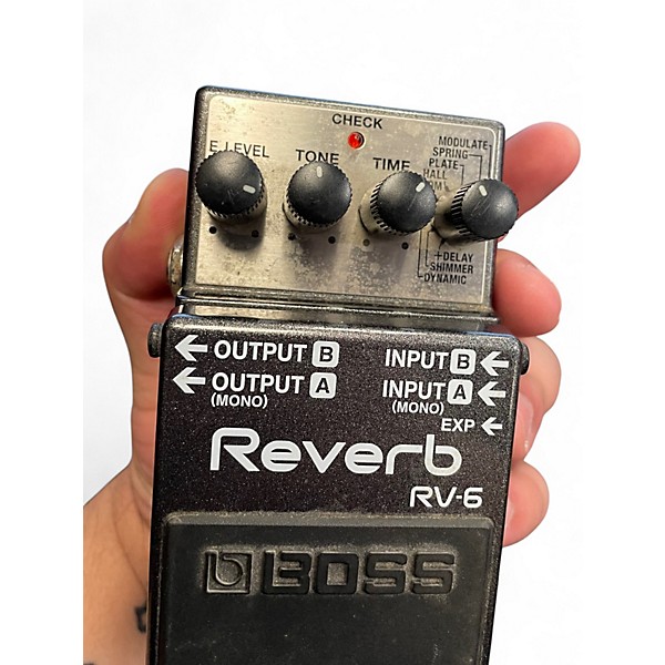 Used BOSS RV6 Digital Reverb Effect Pedal