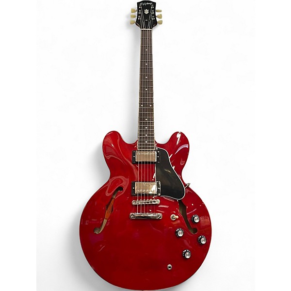 Used Epiphone Inspired by Gibson ES335 Cherry Solid Body Electric Guitar