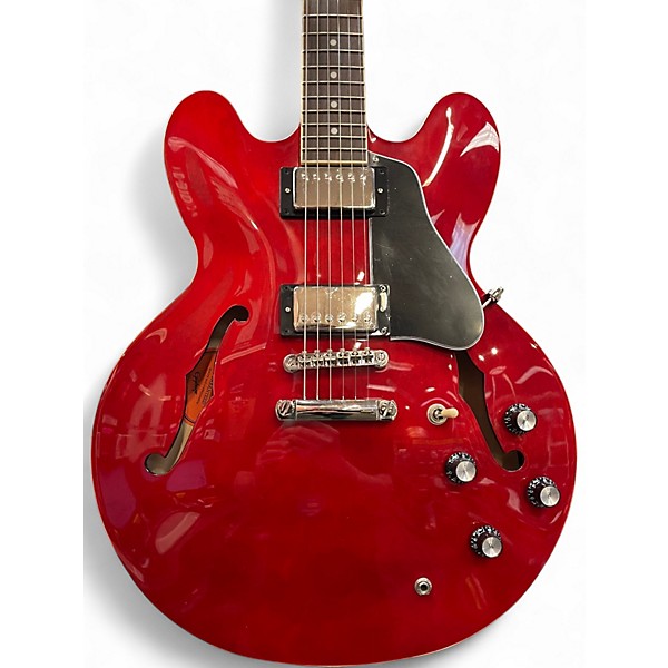 Used Epiphone Inspired by Gibson ES335 Cherry Solid Body Electric Guitar