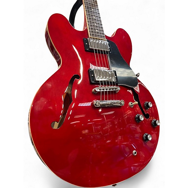 Used Epiphone Inspired by Gibson ES335 Cherry Solid Body Electric Guitar