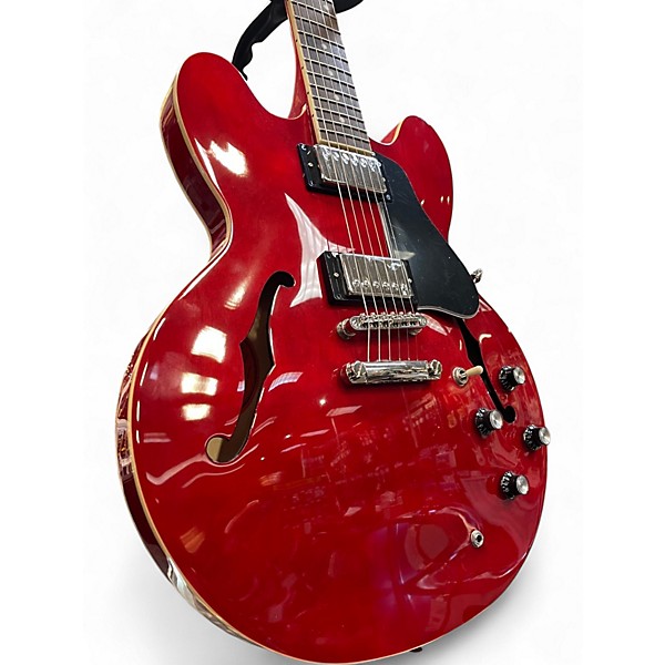 Used Epiphone Inspired by Gibson ES335 Cherry Solid Body Electric Guitar