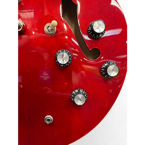Used Epiphone Inspired by Gibson ES335 Cherry Solid Body Electric Guitar