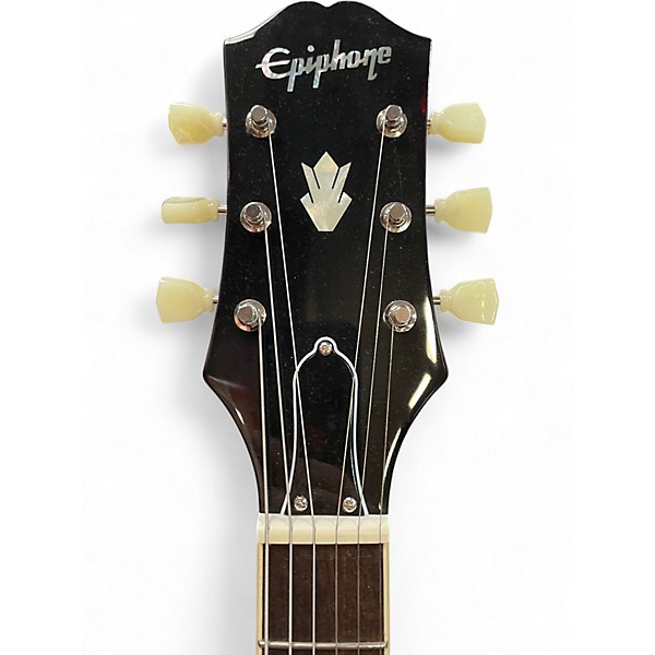 Used Epiphone Inspired by Gibson ES335 Cherry Solid Body Electric Guitar