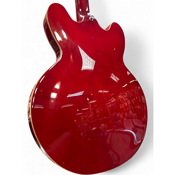 Used Epiphone Inspired by Gibson ES335 Cherry Solid Body Electric Guitar