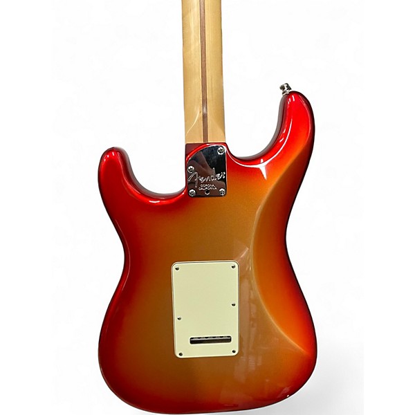 Used Fender American DLX Sunset Metallic Solid Body Electric Guitar