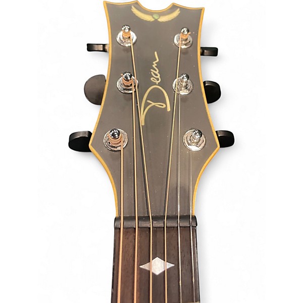 Used Dean EXBKS Exhibition Black Acoustic Electric Guitar