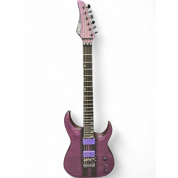 Used Schecter Guitar Research  BANSHEE GT FR-6 Trans Purple Solid Body Electric Guitar