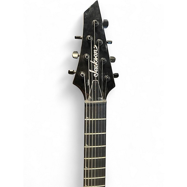 Used Jackson JS22-7 Dinky 7 String Black Solid Body Electric Guitar