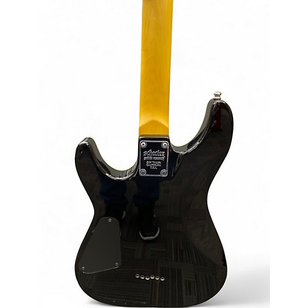 Used Schecter Guitar Research Omen 6 Black Solid Body Electric Guitar