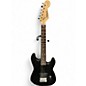 Used Starcaster by Fender Stratocaster Black Solid Body Electric Guitar thumbnail