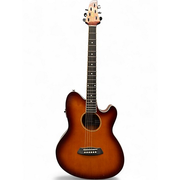 Used Ibanez TCY10E Talman 2 Tone Sunburst Acoustic Electric Guitar