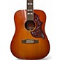 Used Epiphone Inspired by Gibson Hummingbird 12 Aged Cherry Sunburst 12 String Acoustic Electric Guitar